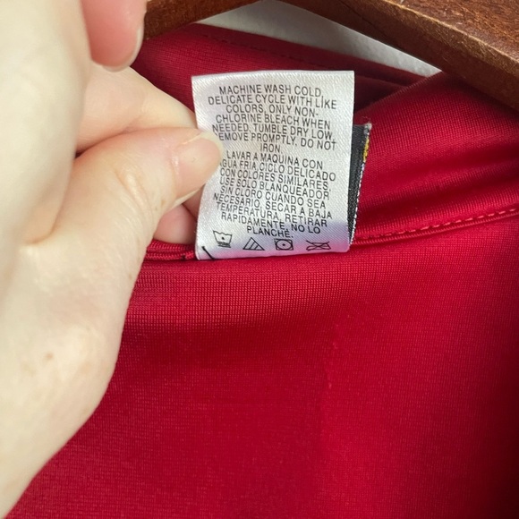 EVERLAST Men’s Red/Black Large Full Zip Warm Up Jacket - Picture 8 of 11